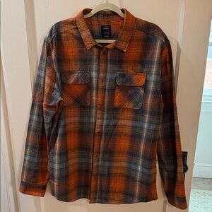RVCA Men's Vibrant Plaid Shirt Jacket